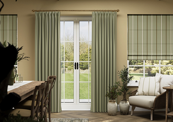 The British Stripe Co. Alfred, Derwent No.1 - Made to Measure Curtains - Image 3